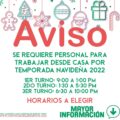 AVISO se necesita colaboradores para trabajo desde casa por temporada navideña 2022