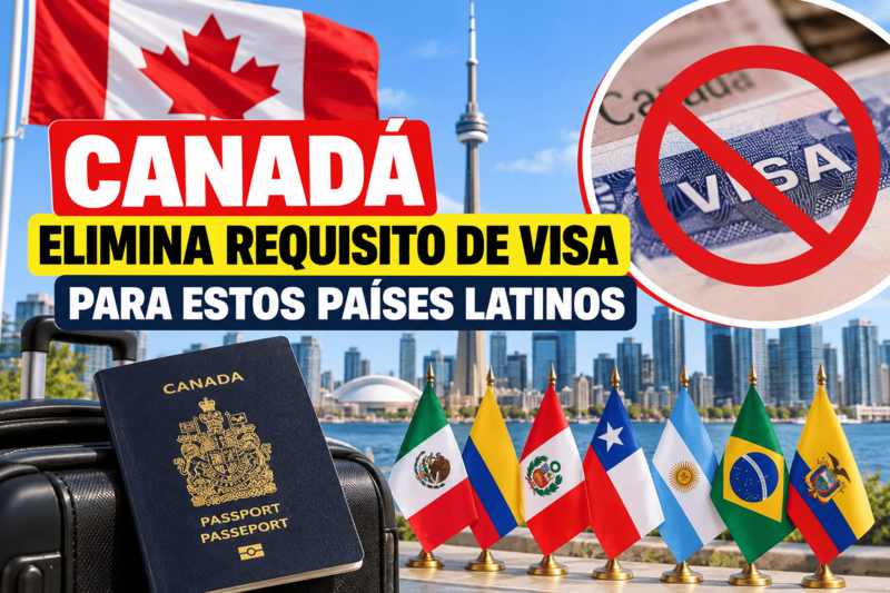 Canadá elimina visas para países latinos (1)