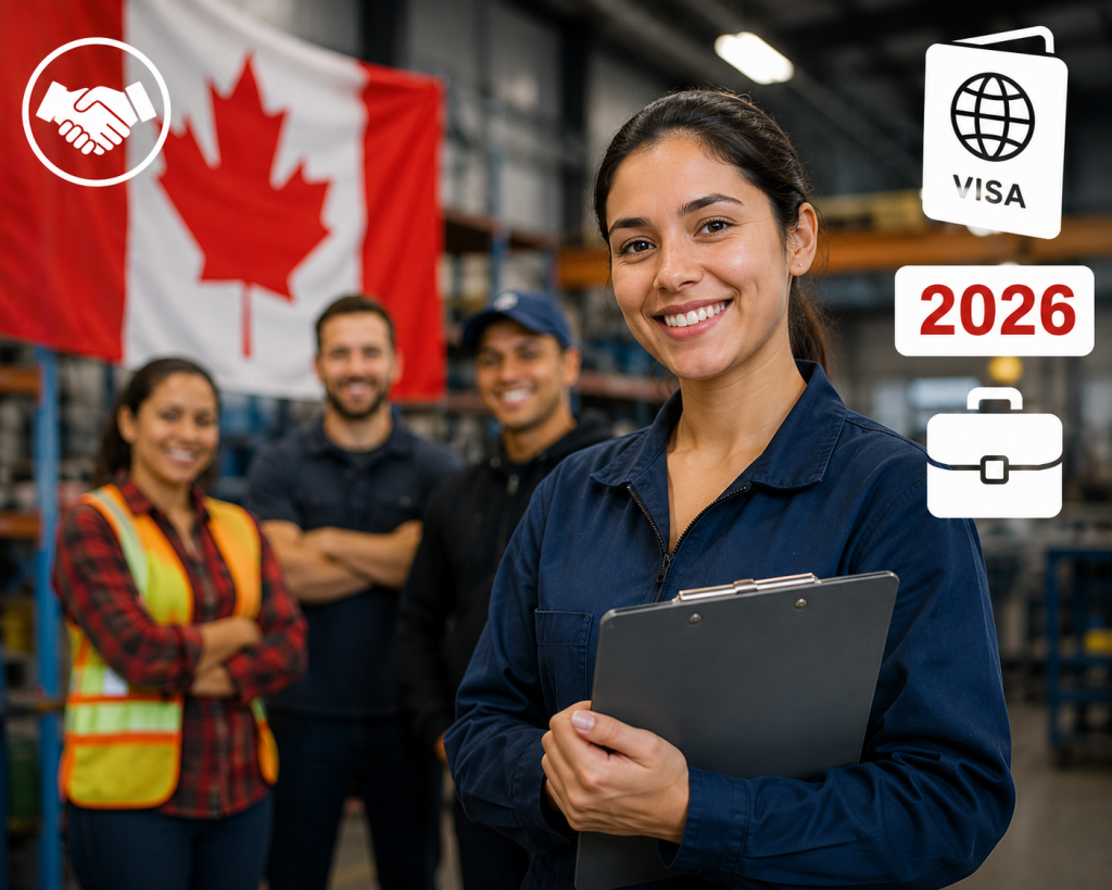 Empresas canadienses patrocinan visas de trabajo 2026
