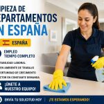Limpieza de Departamentos en España - Empleo Tiempo Completo