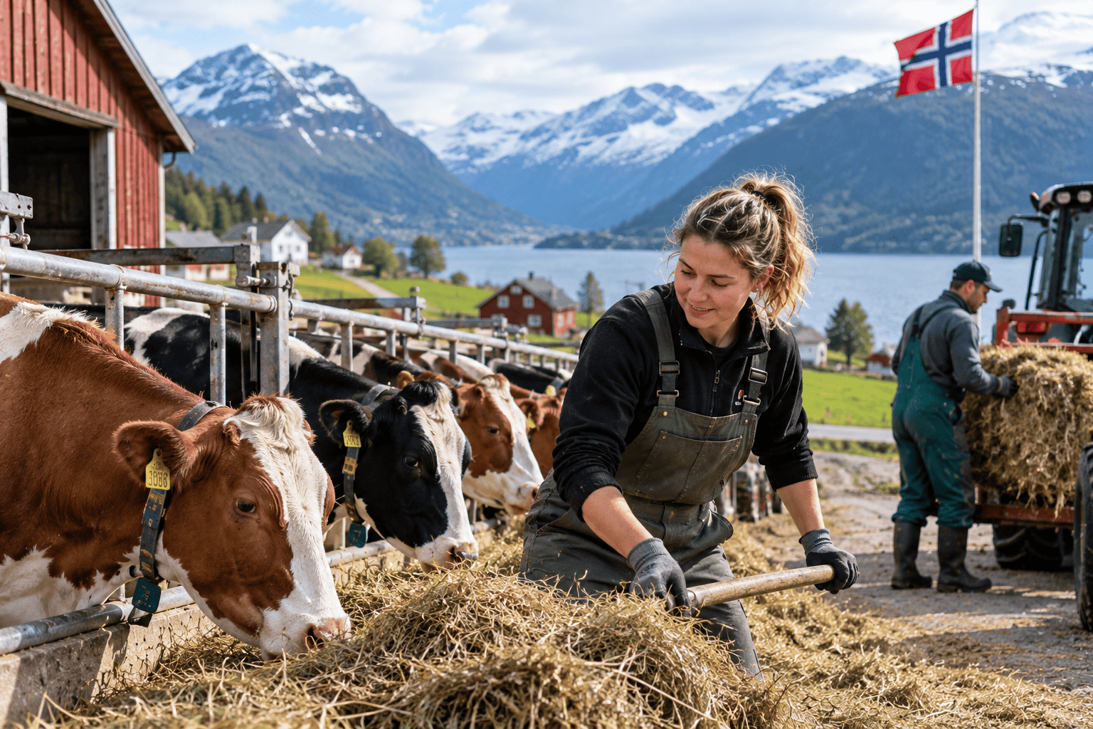 Granjas en Noruega ofrecen nuevas oportunidades de Trabajo
